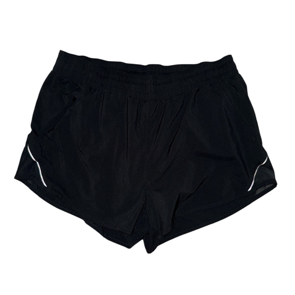 Target All in Motion black reflective athletic shorts women’s size large